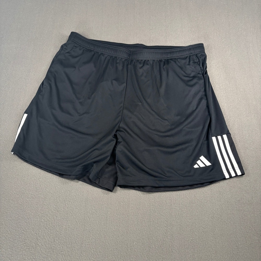 adidas Sereno Shorts Mens Size 2XL Black White Athletic IR9736